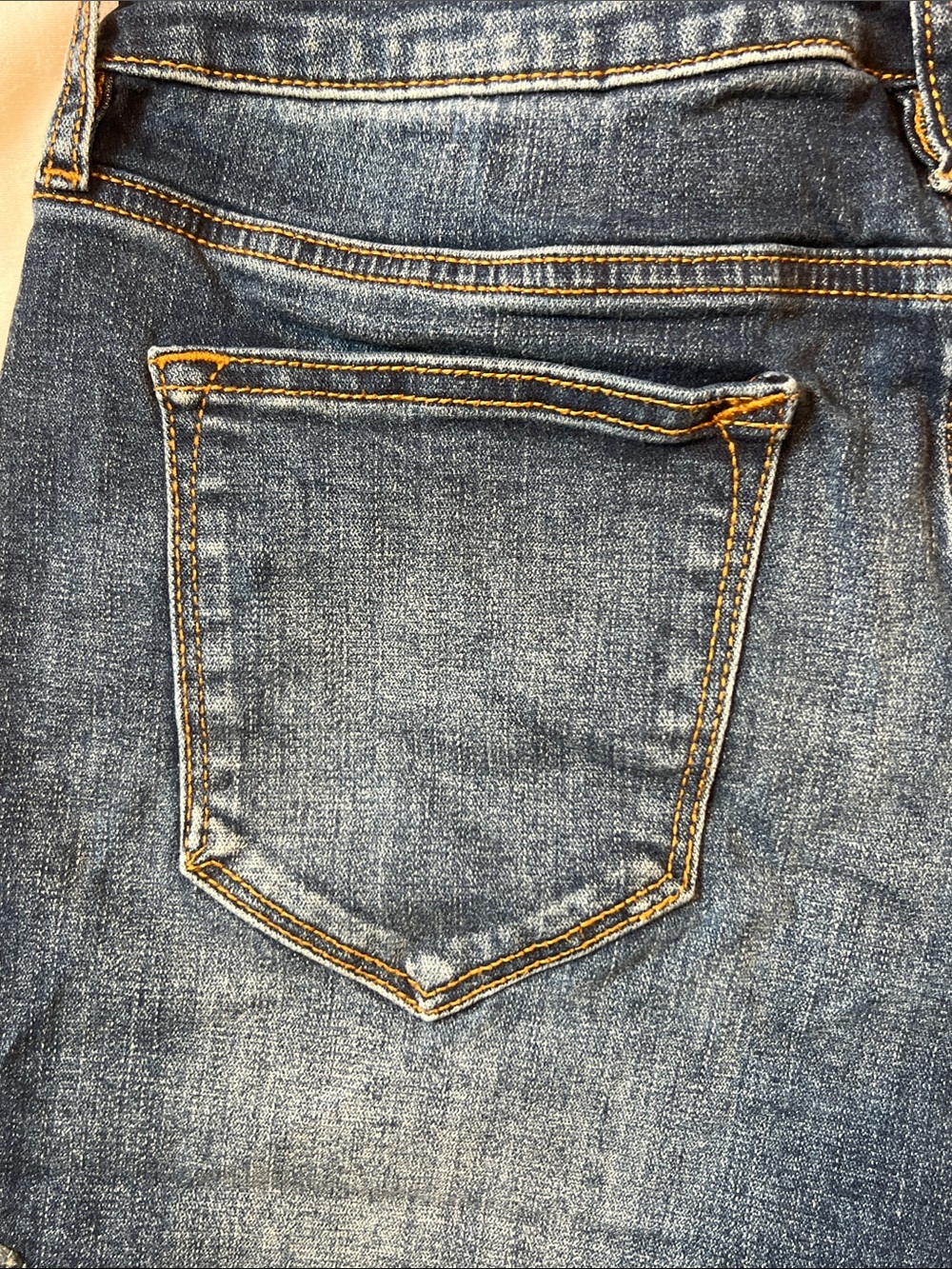 Vigoss Washed Blue Rolled-Cuff Denim Shorts - Picture 10 of 12